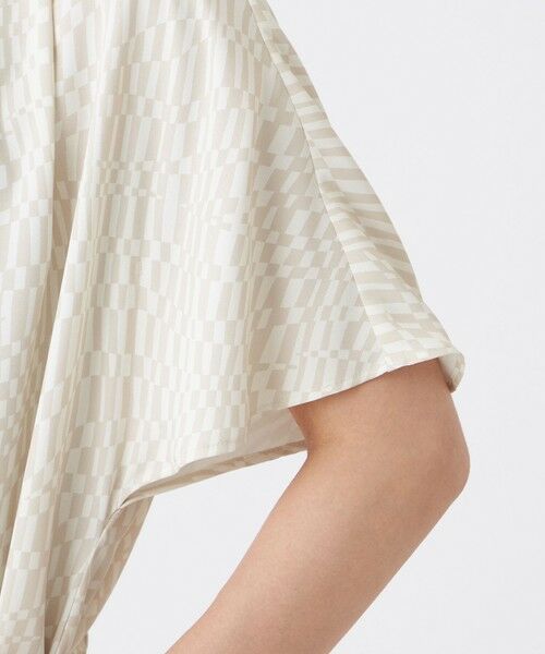 EVEX by KRIZIA / エヴェックス バイ クリツィア ロング・マキシ丈ワンピース | 【吸水速乾】【マシンウォッシャブル】ジオメトリックゼブラプリントワンピース | 詳細7