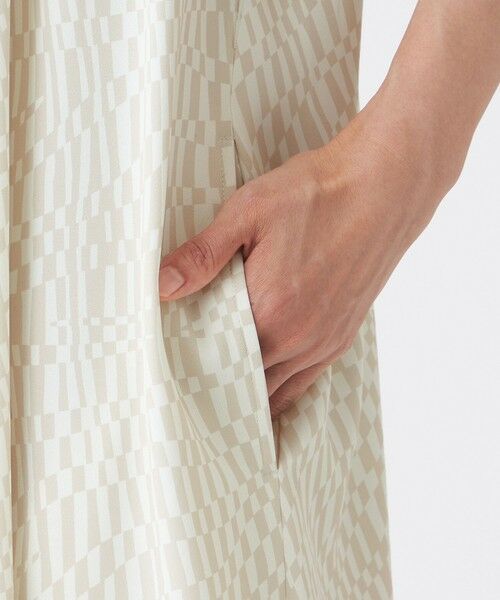 EVEX by KRIZIA / エヴェックス バイ クリツィア ロング・マキシ丈ワンピース | 【吸水速乾】【マシンウォッシャブル】ジオメトリックゼブラプリントワンピース | 詳細8