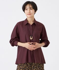 EVEX by KRIZIA / エヴェックス バイ クリツィア シャツ・ブラウス | 【接触冷感】【マシンウォッシャブル】スパンローンペプラムシャツ