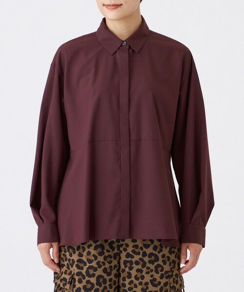 EVEX by KRIZIA / エヴェックス バイ クリツィア シャツ・ブラウス | 【接触冷感】【マシンウォッシャブル】スパンローンペプラムシャツ | 詳細4