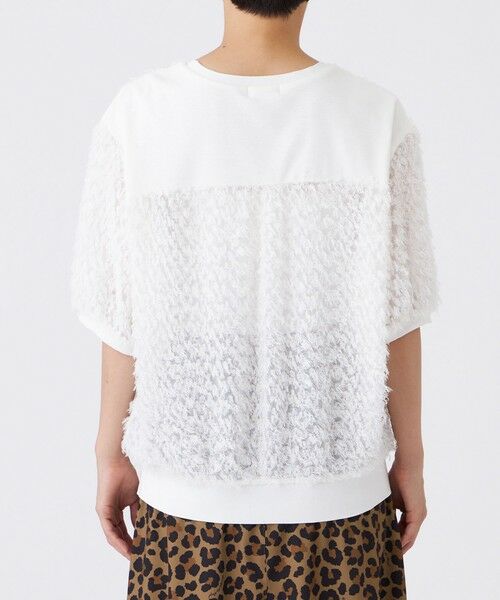 EVEX by KRIZIA / エヴェックス バイ クリツィア シャツ・ブラウス | 【ウォッシャブル】ラメカットジャカードコンビプルオーバー | 詳細4