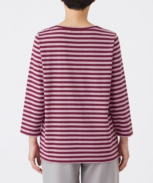 EVEX by KRIZIA / エヴェックス バイ クリツィア カットソー | 【接触冷感】【マシンウォッシャブル】エンブロイダリーボーダーカットソー | 詳細6