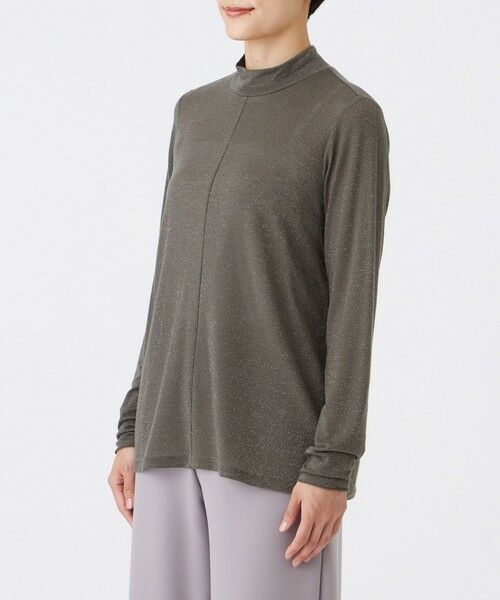 EVEX by KRIZIA / エヴェックス バイ クリツィア カットソー | 【ウォッシャブル】シアーラメジャージーハイネックカットソー | 詳細4