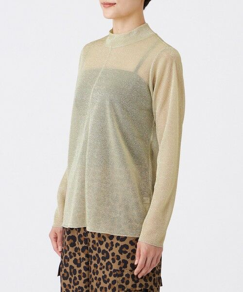 EVEX by KRIZIA / エヴェックス バイ クリツィア カットソー | 【マシンウォッシャブル】グリッタージャージーハイネックカットソー | 詳細3