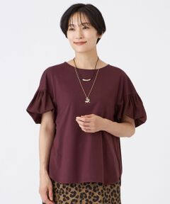 EVEX by KRIZIA / エヴェックス バイ クリツィア カットソー | 【接触冷感】【マシンウォッシャブル】スパンローンコンビカットソー