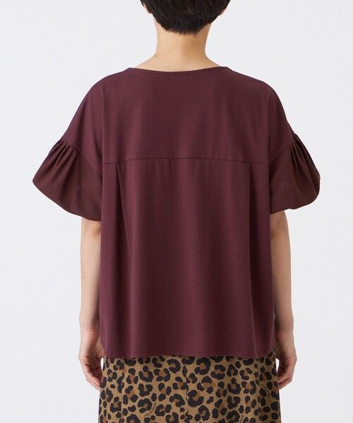 EVEX by KRIZIA / エヴェックス バイ クリツィア カットソー | 【接触冷感】【マシンウォッシャブル】スパンローンコンビカットソー | 詳細6