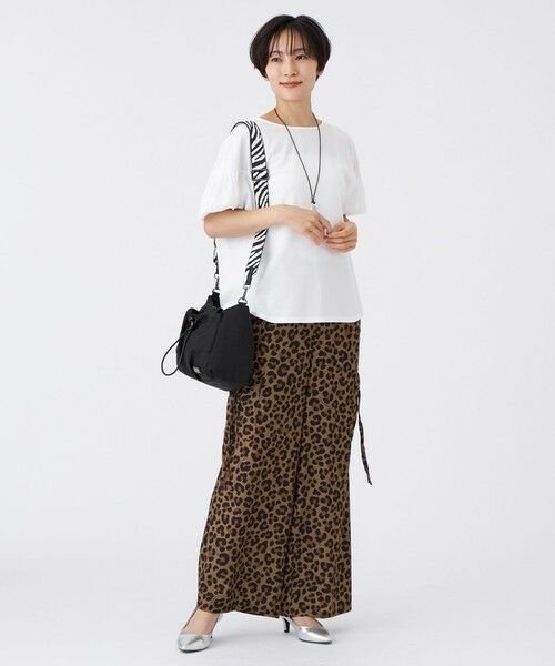 EVEX by KRIZIA / エヴェックス バイ クリツィア カットソー | 【接触冷感】【マシンウォッシャブル】スパンローンコンビカットソー | 詳細1