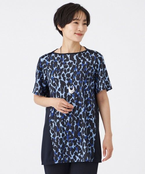 EVEX by KRIZIA / エヴェックス バイ クリツィア カットソー | 【接触冷感】【マシンウォッシャブル】パンサードットチュニックカットソー | 詳細3