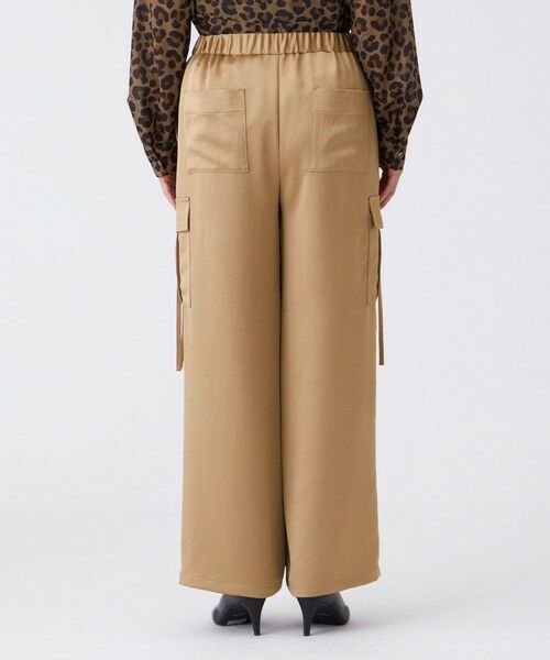 EVEX by KRIZIA / エヴェックス バイ クリツィア その他パンツ | 【マシンウォッシャブル】ソフトサテンカーゴパンツ | 詳細4
