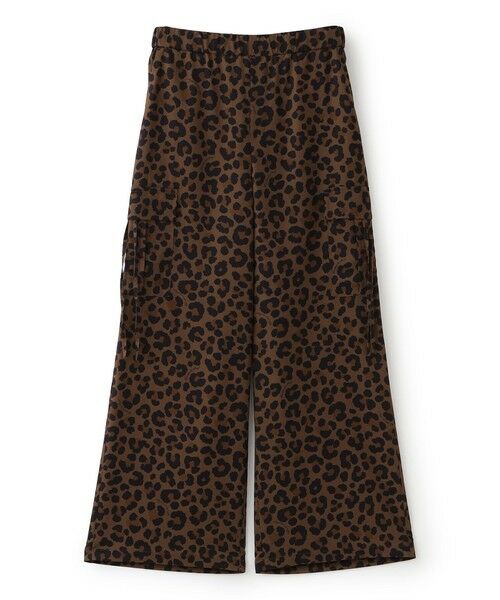 EVEX by KRIZIA / エヴェックス バイ クリツィア その他パンツ | 【マシンウォッシャブル】レオパードプリントカーゴパンツ(モカ3)