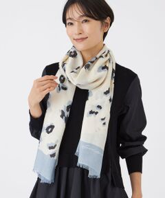 EVEX by KRIZIA / エヴェックス バイ クリツィア マフラー・ショール・スヌード・ストール | 【ウォッシャブル】レオパードシルクストール