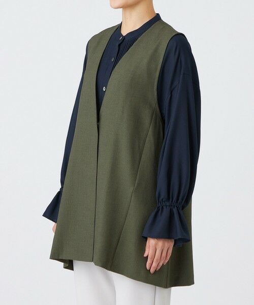 EVEX by KRIZIA / エヴェックス バイ クリツィア ダウンジャケット・ベスト | 【吸水速乾】【遮熱】【着用じわ防止】【ストレッチ性】ドライメランジフレアジレ | 詳細5