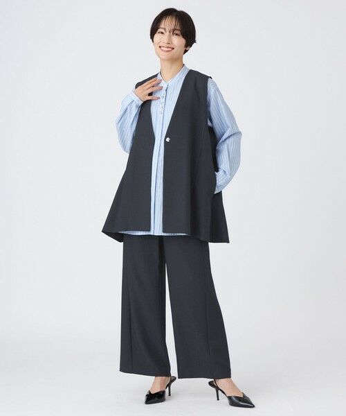 EVEX by KRIZIA / エヴェックス バイ クリツィア ダウンジャケット・ベスト | 【吸水速乾】【遮熱】【着用じわ防止】【ストレッチ性】ドライメランジフレアジレ | 詳細1