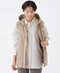 EVEX by KRIZIA / エヴェックス バイ クリツィア ダウンジャケット・ベスト | 【カタログ掲載】【はっ水・マシンウォッシャブル】グレイスメモリーフーデッドジレ