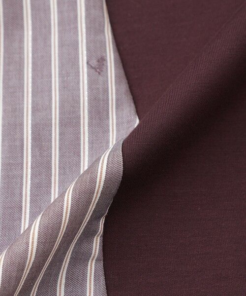 EVEX by KRIZIA / エヴェックス バイ クリツィア ロング・マキシ丈ワンピース | 【カタログ掲載品】【ウォッシャブル】ストライプジャカードコンビワンピース | 詳細11