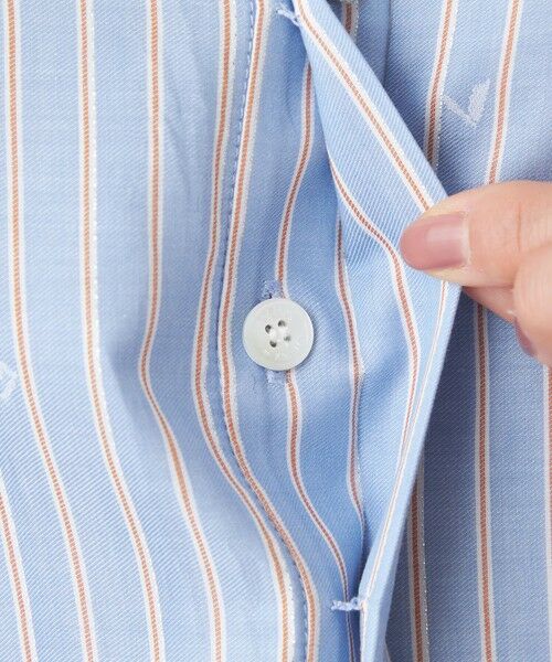 EVEX by KRIZIA / エヴェックス バイ クリツィア シャツ・ブラウス | 【カタログ掲載品】【ウォッシャブル】ストライプジャカードビジューブラウス | 詳細10