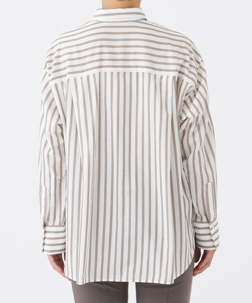 EVEX by KRIZIA / エヴェックス バイ クリツィア シャツ・ブラウス | 【カタログ掲載】【ウォッシャブル】ジャカードラメストライプシャツ | 詳細6