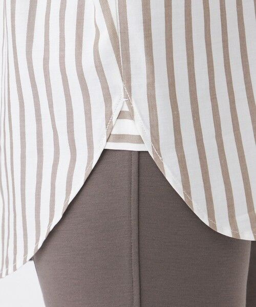 EVEX by KRIZIA / エヴェックス バイ クリツィア シャツ・ブラウス | 【カタログ掲載】【ウォッシャブル】ジャカードラメストライプシャツ | 詳細8