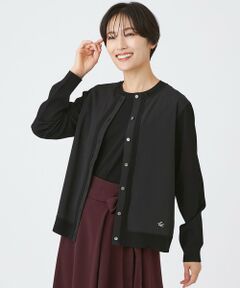 EVEX by KRIZIA / エヴェックス バイ クリツィア ニット・セーター | 【ウォッシャブル】レーヨンストレッチニットコンビカーディガン