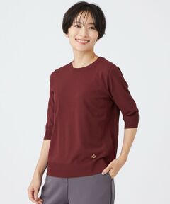 EVEX by KRIZIA / エヴェックス バイ クリツィア ニット・セーター | 【ウォッシャブル】レーヨンストレッチニットプルオーバー