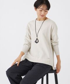 EVEX by KRIZIA / エヴェックス バイ クリツィア ニット・セーター | 【ウォッシャブル】ラメハイゲージニットボートネックプルオーバー