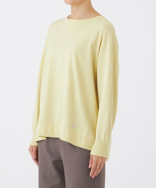 EVEX by KRIZIA / エヴェックス バイ クリツィア ニット・セーター | 【ウォッシャブル】ラメハイゲージニットボートネックプルオーバー | 詳細6