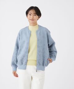 EVEX by KRIZIA / エヴェックス バイ クリツィア ニット・セーター | 【ウォッシャブル】パンサーグラデーションニットブルゾン