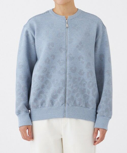 EVEX by KRIZIA / エヴェックス バイ クリツィア ニット・セーター | 【ウォッシャブル】パンサーグラデーションニットブルゾン | 詳細3
