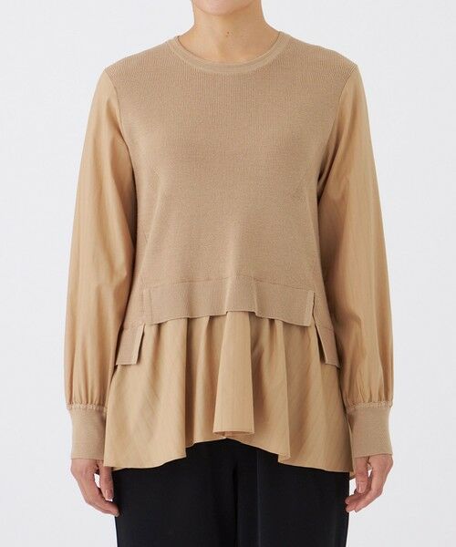 EVEX by KRIZIA / エヴェックス バイ クリツィア ニット・セーター | 【カタログ掲載】【ウォッシャブル】ドビーストライプシャツコンビニット | 詳細4