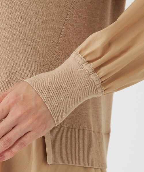 EVEX by KRIZIA / エヴェックス バイ クリツィア ニット・セーター | 【カタログ掲載】【ウォッシャブル】ドビーストライプシャツコンビニット | 詳細7