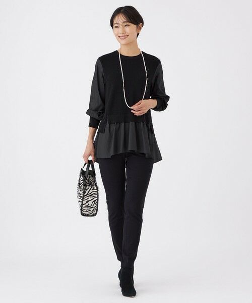 EVEX by KRIZIA / エヴェックス バイ クリツィア ニット・セーター | 【カタログ掲載】【ウォッシャブル】ドビーストライプシャツコンビニット | 詳細2