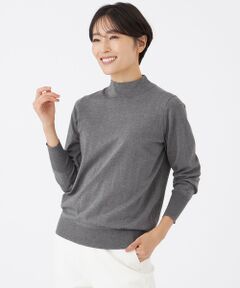 EVEX by KRIZIA / エヴェックス バイ クリツィア ニット・セーター | 【カタログ掲載】【ウォッシャブル】ラメハイゲージニットハイネックプルオーバー