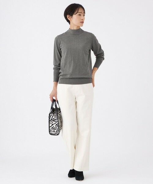EVEX by KRIZIA / エヴェックス バイ クリツィア ニット・セーター | 【カタログ掲載】【ウォッシャブル】ラメハイゲージニットハイネックプルオーバー | 詳細4