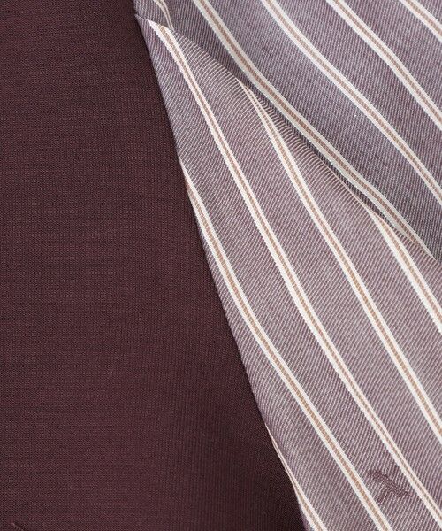 EVEX by KRIZIA / エヴェックス バイ クリツィア カットソー | 【ウォッシャブル】ストライプジャカードコンビプルオーバー | 詳細8