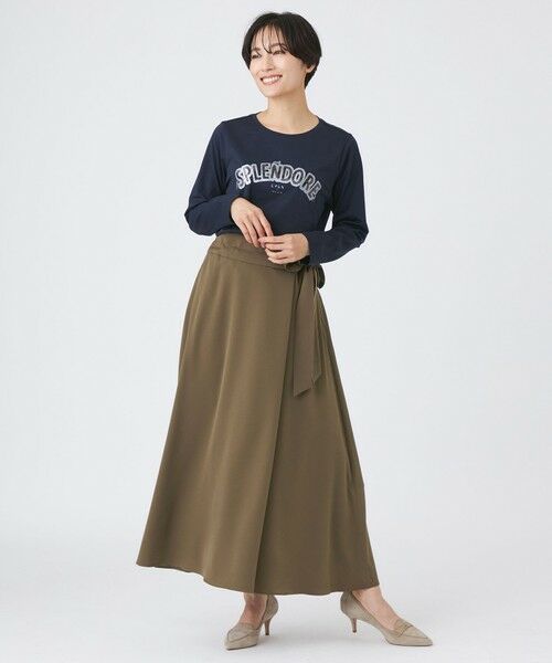 EVEX by KRIZIA / エヴェックス バイ クリツィア カットソー | 【カタログ掲載品】【ウォッシャブル】スパンコールロゴプルオーバーカットソー | 詳細3