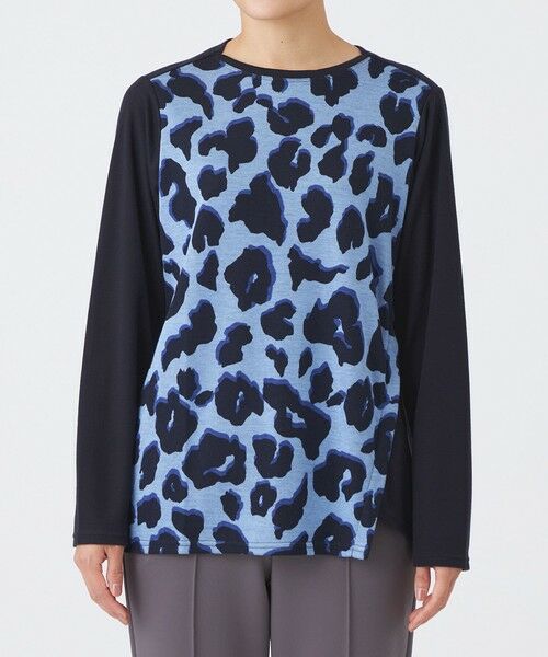 EVEX by KRIZIA / エヴェックス バイ クリツィア カットソー | 【ウォッシャブル】ジオメトリックパンサーカットソー | 詳細4