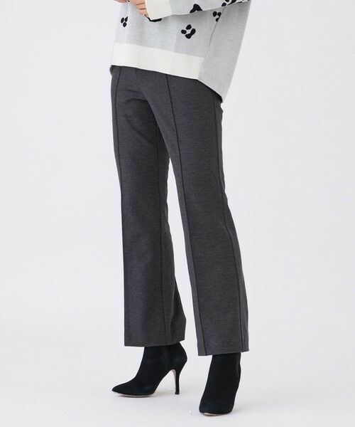 EVEX by KRIZIA / エヴェックス バイ クリツィア その他パンツ | 【25AWモデル】【マシンウォッシャブル・保温性・吸湿発熱】デュアルウォームセミフレアパンツ(ダークグレー)