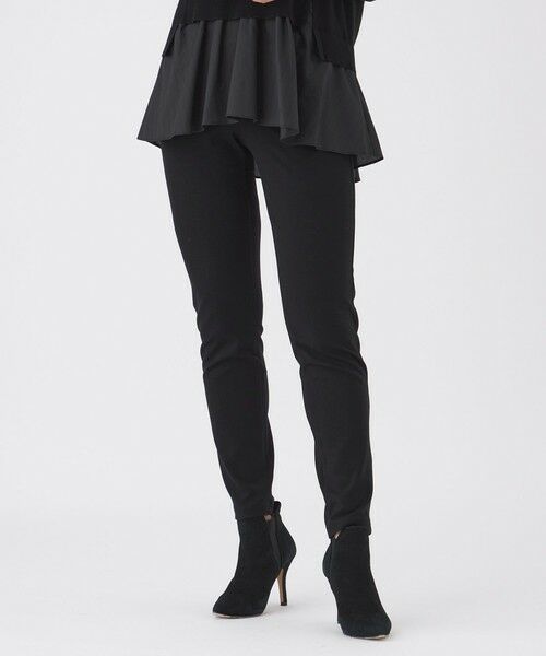 EVEX by KRIZIA/エヴェックス バイ クリツィア 【ベストセラー】【マシンウォッシャブル・保温性・吸湿発熱】デュアルウォームテーパードパンツ ブラック1 40 EVEX by KRIZIA/エヴェックス バイ クリツィア 【ベストセラー】【マシンウォッシャブル・保温性・吸湿発熱】デュアルウォームテーパードパンツ ブラック1 40