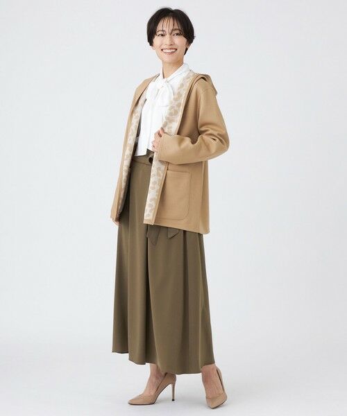 EVEX by KRIZIA / エヴェックス バイ クリツィア ロング・マキシ丈スカート | 【カタログ掲載品】【マシンウォッシャブル】ヴィーナスストレッチフレアスカート | 詳細4