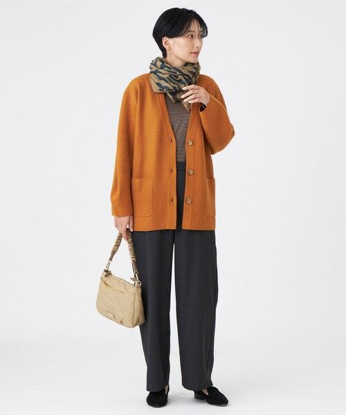 EVEX by KRIZIA / エヴェックス バイ クリツィア マフラー・ショール・スヌード・ストール | 【ウォッシャブル】ﾍﾘﾝﾎﾞﾝｾﾞﾌﾞﾗｽﾄｰﾙ | 詳細2