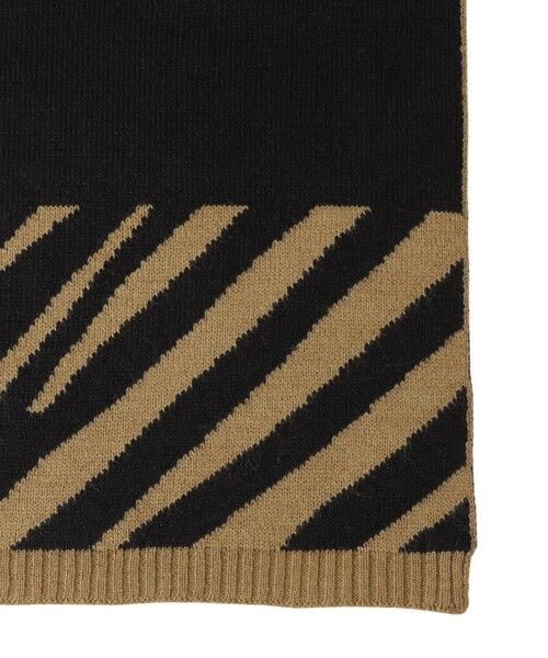 EVEX by KRIZIA / エヴェックス バイ クリツィア マフラー・ショール・スヌード・ストール | 【ウォッシャブル】ﾊﾟｯﾁﾜｰｸﾆｯﾄｽﾄｰﾙ | 詳細5