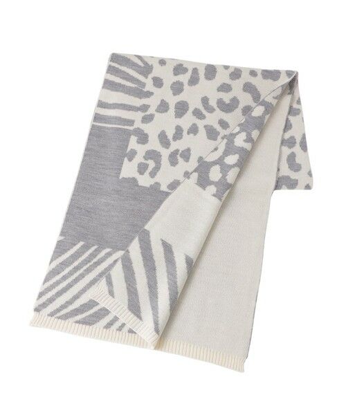 EVEX by KRIZIA / エヴェックス バイ クリツィア マフラー・ショール・スヌード・ストール | 【ウォッシャブル】ﾊﾟｯﾁﾜｰｸﾆｯﾄｽﾄｰﾙ | 詳細7