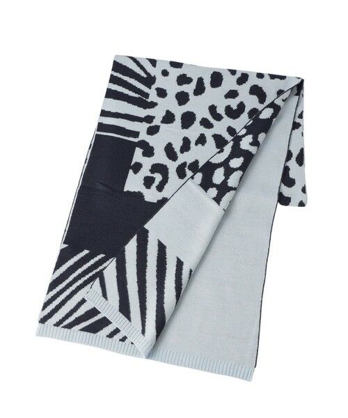 EVEX by KRIZIA / エヴェックス バイ クリツィア マフラー・ショール・スヌード・ストール | 【ウォッシャブル】ﾊﾟｯﾁﾜｰｸﾆｯﾄｽﾄｰﾙ | 詳細8