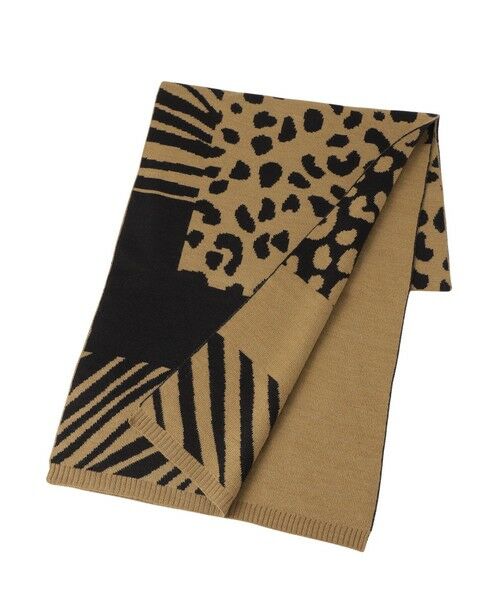 EVEX by KRIZIA / エヴェックス バイ クリツィア マフラー・ショール・スヌード・ストール | 【ウォッシャブル】ﾊﾟｯﾁﾜｰｸﾆｯﾄｽﾄｰﾙ | 詳細9