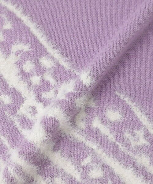 EVEX by KRIZIA / エヴェックス バイ クリツィア マフラー・ショール・スヌード・ストール | 【ウォッシャブル】ﾍｱﾘｰﾆｯﾄｽﾇｰﾄﾞ | 詳細5