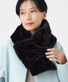 EVEX by KRIZIA / エヴェックス バイ クリツィア マフラー・ショール・スヌード・ストール | 【ウォッシャブル】ﾀﾞｳﾝﾌｧｰﾃｨﾍﾟｯﾄ