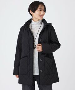 EVEX by KRIZIA / エヴェックス バイ クリツィア その他アウター | 【光・遠赤外線吸収発熱】【マシンウォッシャブル】ダイヤキルトフーデッドコート