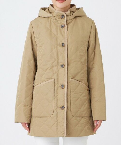 EVEX by KRIZIA / エヴェックス バイ クリツィア その他アウター | 【光・遠赤外線吸収発熱】【マシンウォッシャブル】ダイヤキルトフーデッドコート | 詳細5