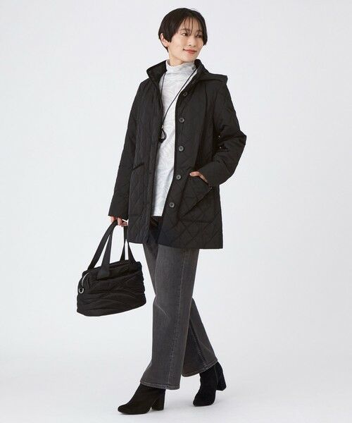 EVEX by KRIZIA / エヴェックス バイ クリツィア その他アウター | 【光・遠赤外線吸収発熱】【マシンウォッシャブル】ダイヤキルトフーデッドコート | 詳細2