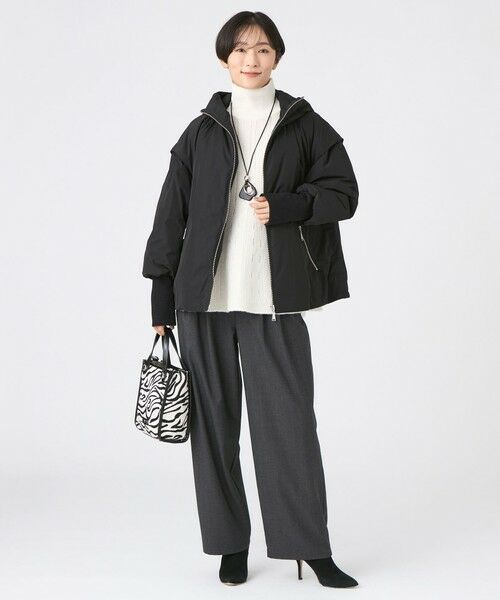 EVEX by KRIZIA / エヴェックス バイ クリツィア その他アウター | 【SANYO Style EDITION掲載】【ウォッシャブル】2WAYスムースタフタダウンジャケット | 詳細2